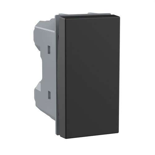 Interruttore doppio stretto da 1 modulo per tapparelle dark Classia con riferimento RG4027N del marchio BTICINO