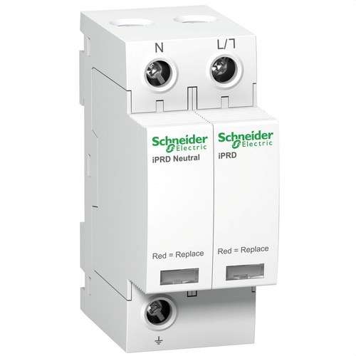 Limitatore di sovratensioni transitorie tipo 2 Acti9 iPRD20 1P+N 20 kA 350V con riferimento A9L20500 del marchio SCHNEIDER ELECTRIC
