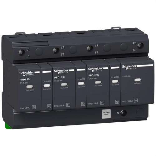 Limitatore di sovratensioni PRD1 25r 3P+N con riferimento 16332 del marchio SCHNEIDER ELECTRIC