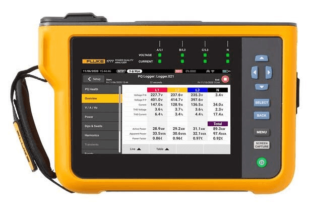 Analizzatore di qualità elettrica Fluke 1777 con riferimento 5126630 del marchio FLUKE