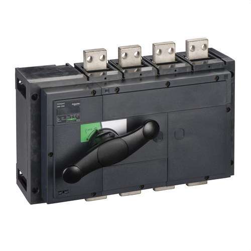 Interruttore sezionatore Interpact INS1250 4P 1250A con riferimento 31335 del marchio SCHNEIDER ELECTRIC