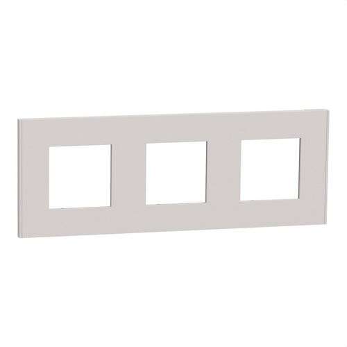 Cornice con 3 elementi grigi cava New Unica Deco con riferimento NU600624 del marchio SCHNEIDER ELECTRIC