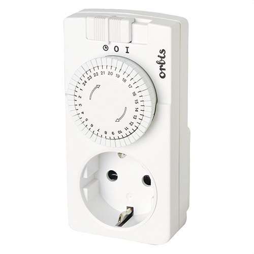 Programmatore a spina D T-15 GIORNALIERO S/RSVA.230V 3500W ESF.30 MN con riferimento OB162232 del marchio ORBIS