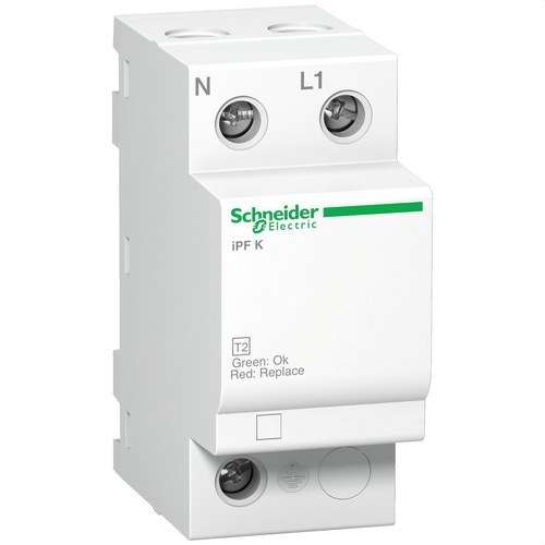 Limitatore di sovratensioni transitorie tipo 2 Acti9 iPFK40 40KA 340V 1P+N con riferimento A9L15687 del marchio SCHNEIDER ELECTRIC