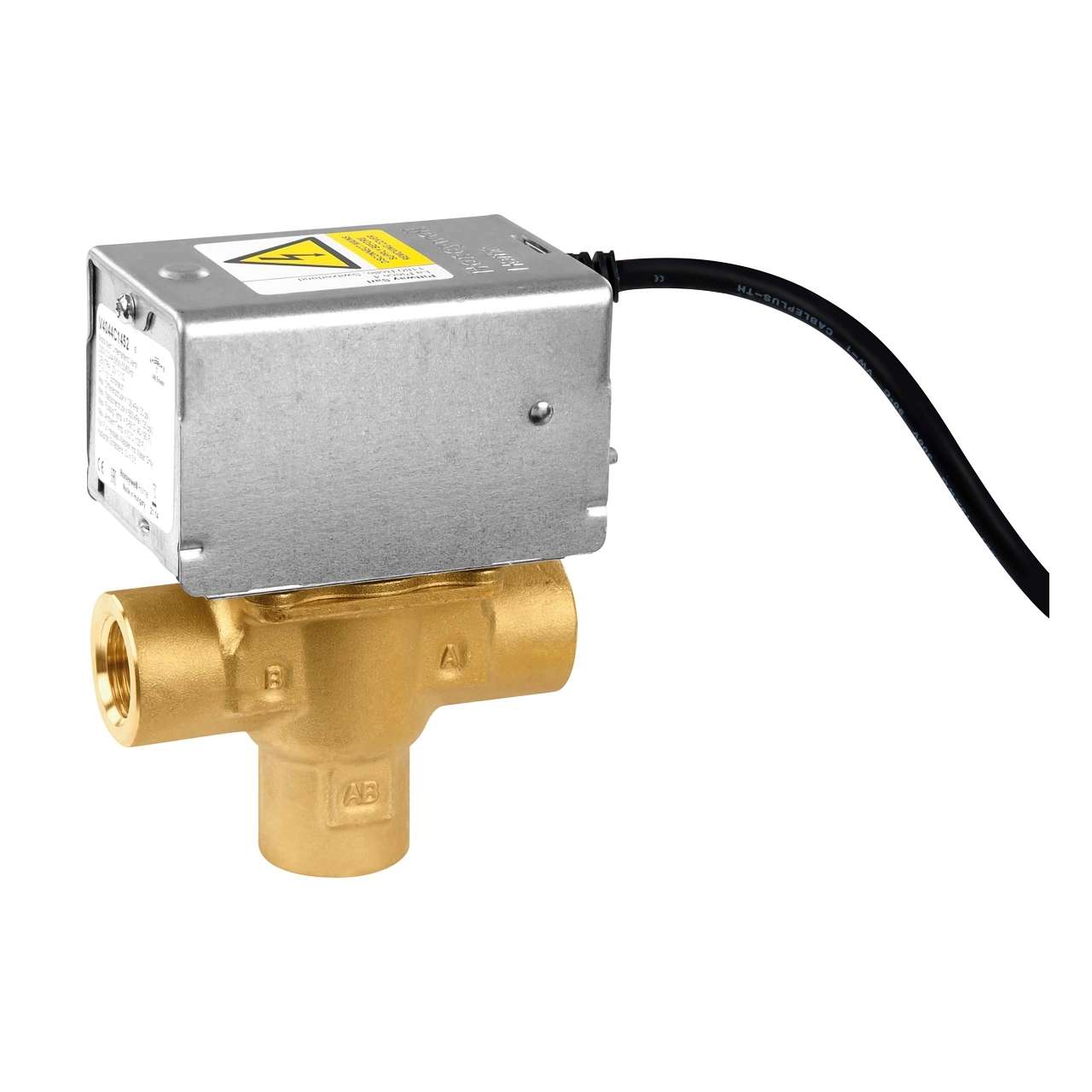 Valvola di zona motorizzata a 3 vie 1" con riferimento V4044F1034/U del marchio RESIDEO