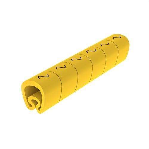 Segnalatori precortati gialli Ø5 PVC plastificati con riferimento 1811-ALTER del marchio UNEX