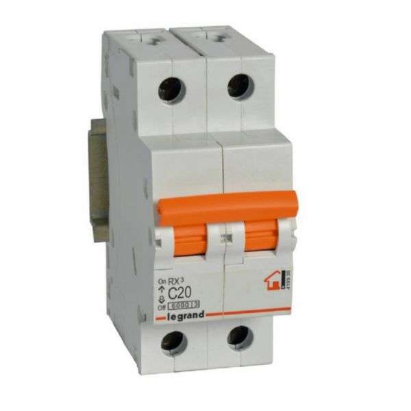 Magnetotermico RX³ - 2P - 230/400V~ - 20A - curva C con riferimento 419936 del marchio LEGRAND