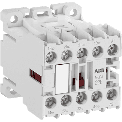Relè contattore mini ABB 50 Hz 415-440 V MCRA022ATW con riferimento 1SAH102053R9900 del marchio ABB