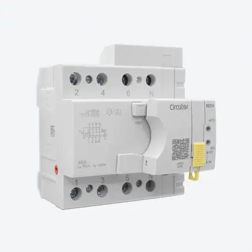 Interruttore differenziale autoripristinante REC4 4P 40A 30mA con riferimento P26F21. del marchio CIRCUTOR