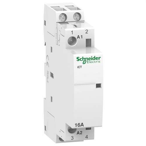 Contattore modulare Acti9 iCT 16A 2 P 2 NA 230/240V CA con riferimento A9C22712 del marchio SCHNEIDER ELECTRIC