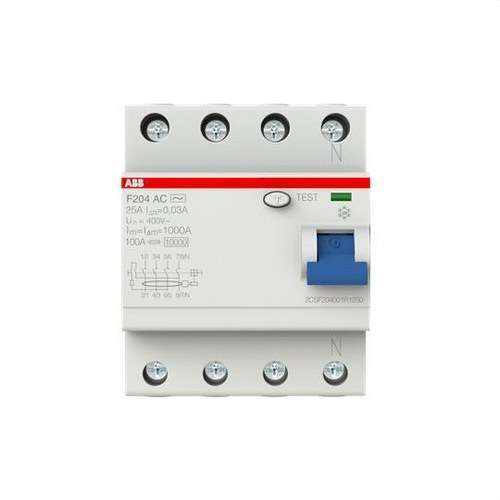 Differenziale 4P 25A Classe AC 30mA con riferimento 2CSF204001R1250 del marchio ABB
