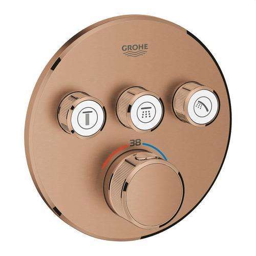 Termostato incasso con 3 chiavi Grohtherm SmartControl rame con riferimento 29121DL0 del marchio GROHE