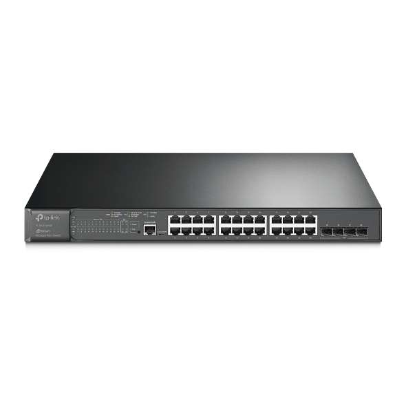 Switch gestito JetStream a 28 porte Gigabit L2 con PoE+ su 24 porte con riferimento TL-SG3428MP del marchio TP-LINK