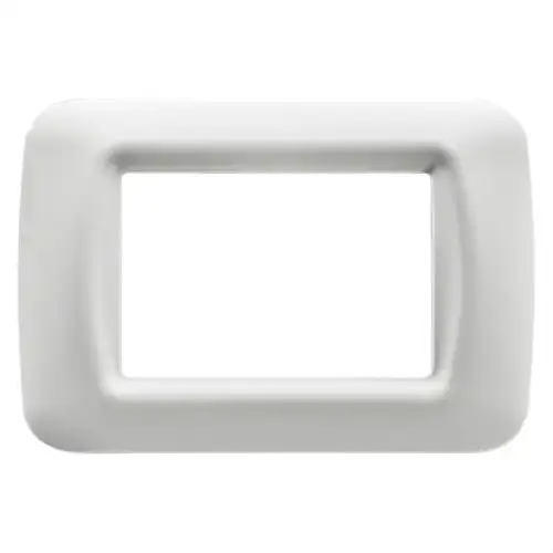 Piastra a 3 moduli bianco nube System con riferimento GW22503 del marchio GEWISS