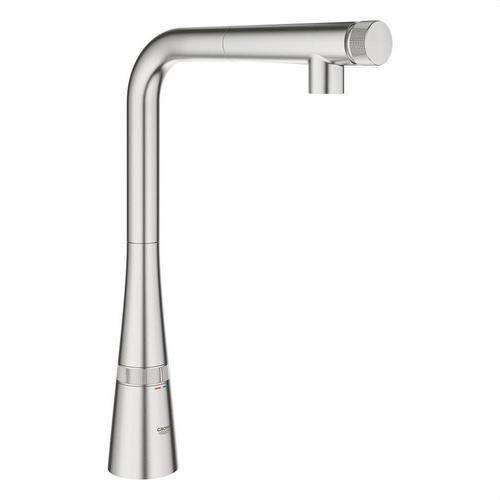 Rubinetto da cucina monocomando Zedra SmartControl cromato con riferimento 31593DC2 del marchio GROHE