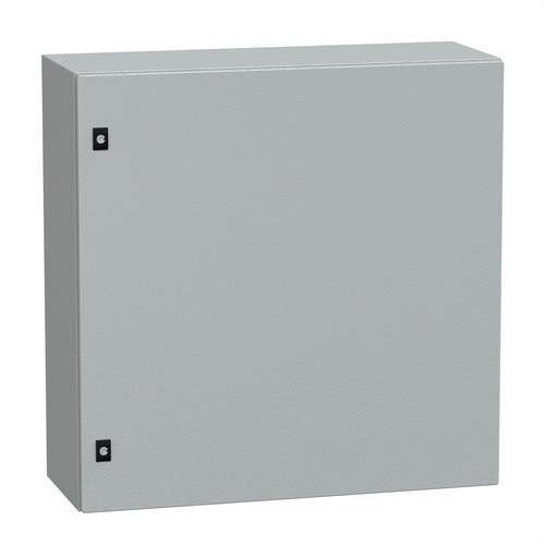 Armadio a muro in acciaio porta cieca senza piastra di montaggio 800x800x300 PanelSeT CRN con riferimento NSYCRN88300 del marchio SCHNEIDER ELECTRIC