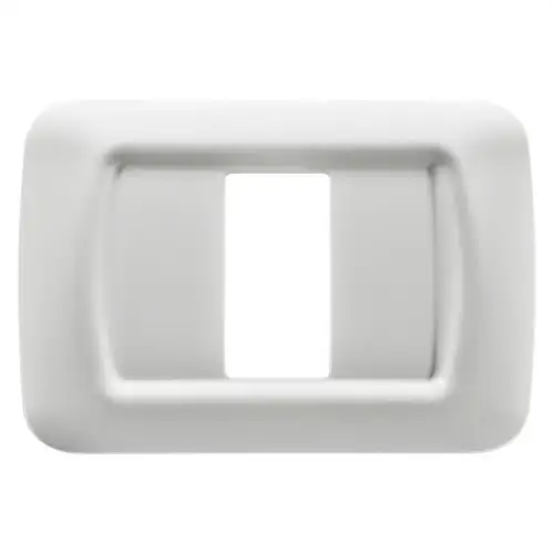 Placca da 1 modulo bianco nube System con riferimento GW22501 del marchio GEWISS