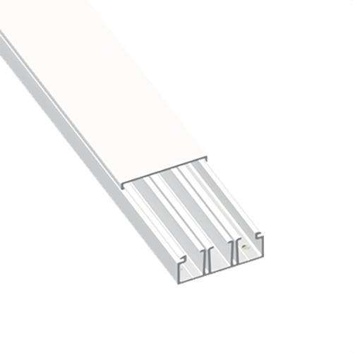 Cornice con 2 divisori bianca 20x75mm con riferimento 78147-2 del marchio UNEX
