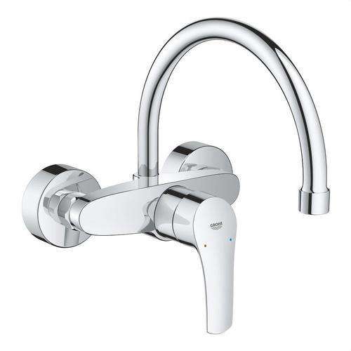 Rubinetto da cucina a parete monocomando Eurosmart cromato con riferimento 32482003 del marchio GROHE