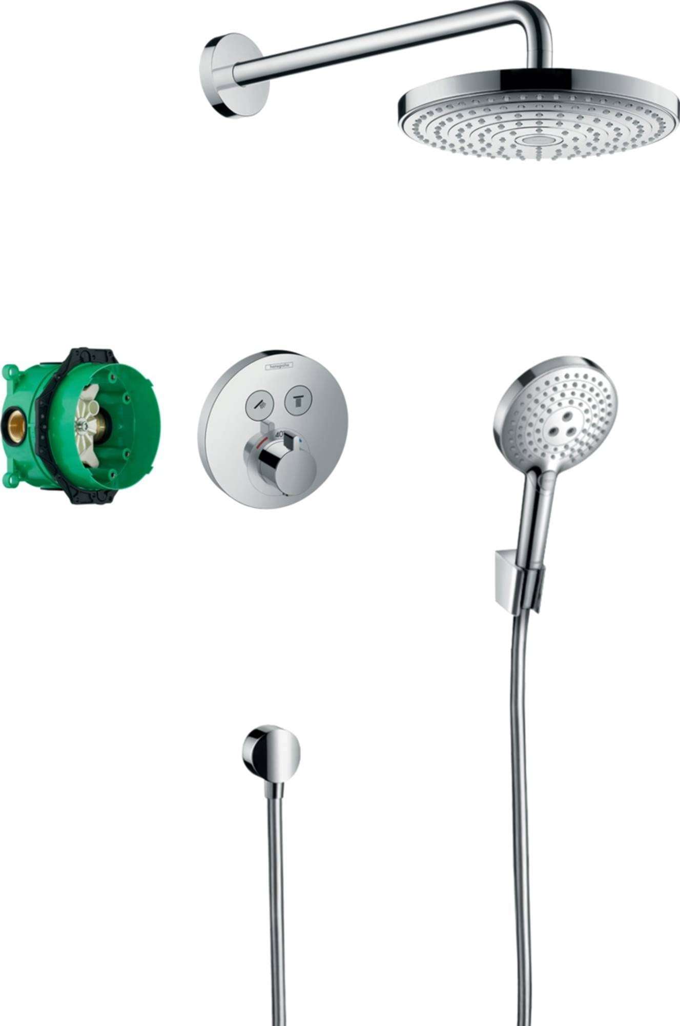 Set doccia termostatico incassato Raindance Select S con riferimento 27297000 del marchio HANSGROHE