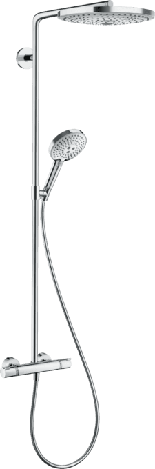 Set doccia termostatico Raindance Select S Showerpipe 300 con riferimento 27133000 del marchio HANSGROHE