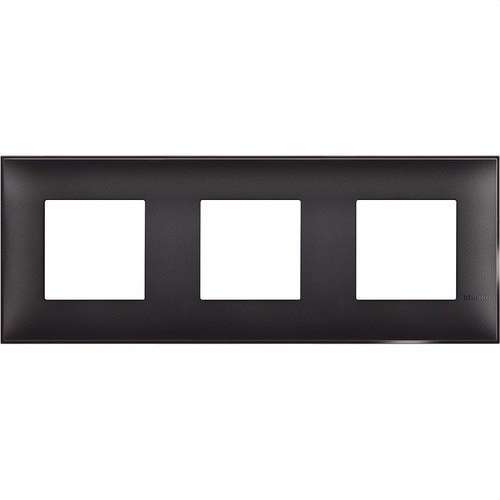 Cornice decorativa per 2x3 moduli dark Classia con riferimento R4802M3BG del marchio BTICINO