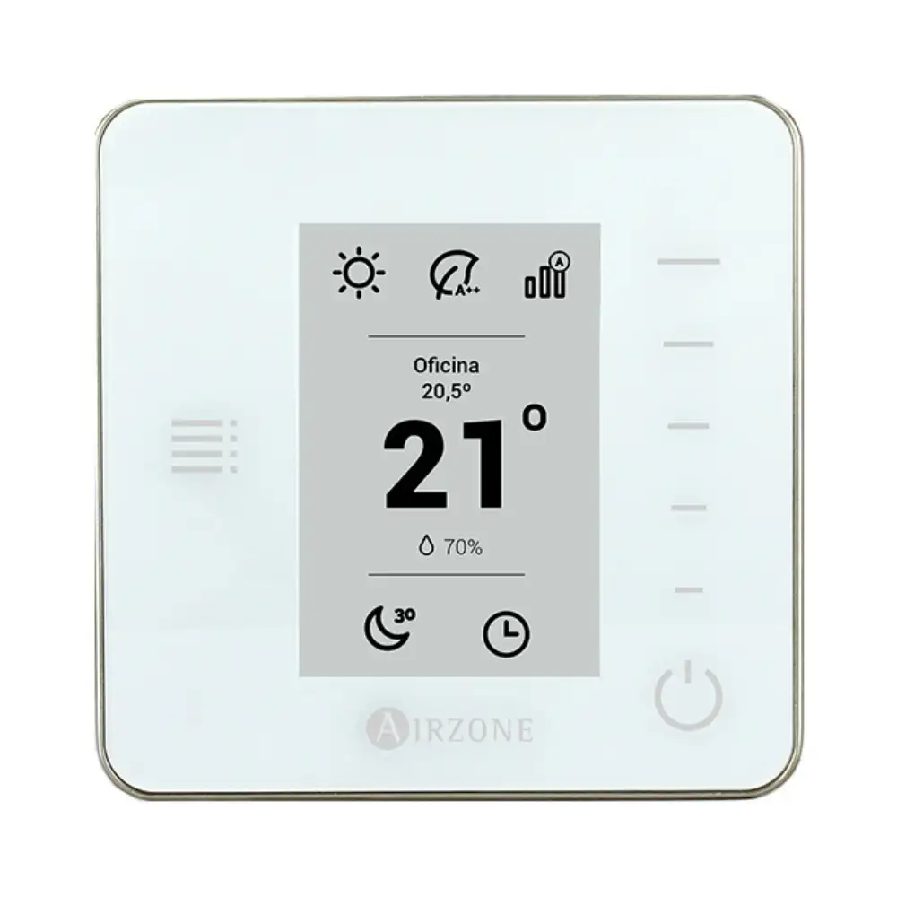 Termostato radio monocromatico Airzone THINK bianco con riferimento AZCE6THINKRB del marchio AIRZONE