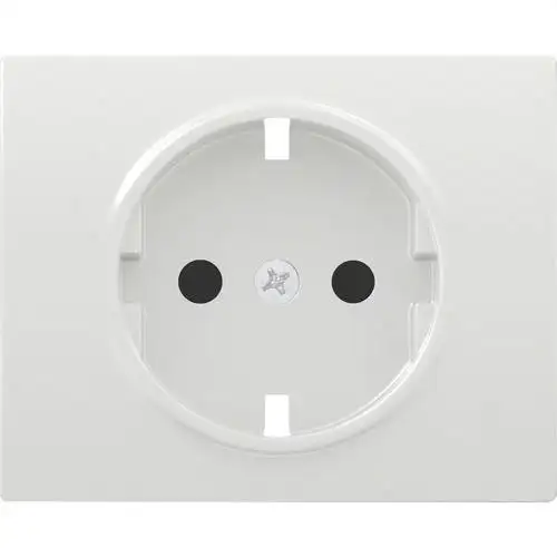 Presa schuko con protezione bambini bianco Iris con riferimento 18732 del marchio BJC
