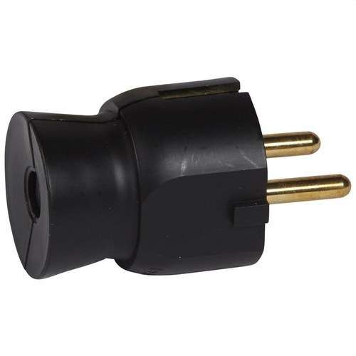 Spina 2P+T 16A S/RETTA NERA con riferimento 050177 del marchio LEGRAND