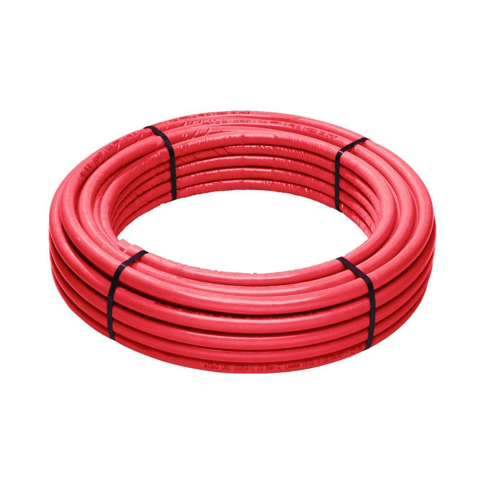 Tubo multistrato pre-isolato 32x3,00 10 mm rosso - Rotolo da 25 metri con riferimento 110.32125 del marchio MULTICAPAS