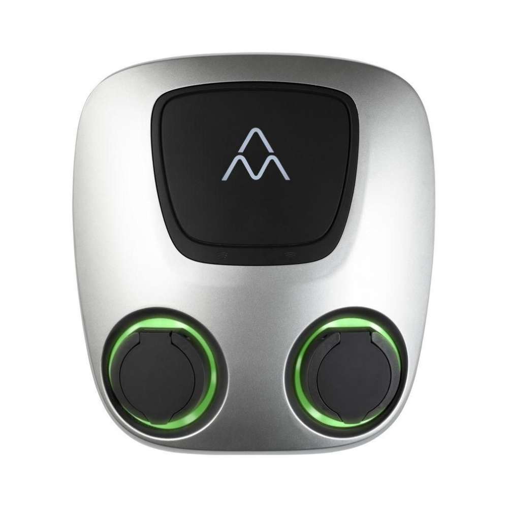 Caricabatterie auto elettrica doppio con wifi 2 x 22 kW Charge Amps Aura Twin Socket con riferimento 130909 del marchio CHARGE AMPS