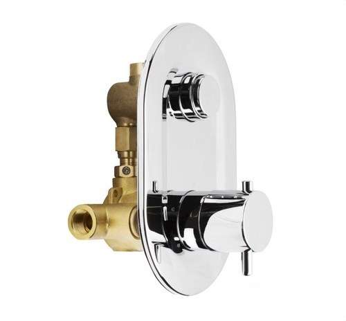 Miscelatore termostatico doccia incassato 1/2" con riferimento 1180 04 del marchio GENEBRE