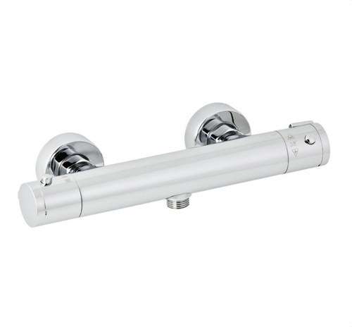 Rubinetto doccia termostatico LUNIC cromato con riferimento 67112 14 45 67 del marchio GENEBRE