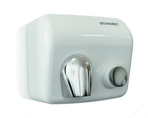 Asciugamani con pulsante Classicflow acciaio bianco manuale con riferimento GW01 26 03 00 del marchio GENWEC