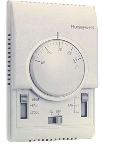 Termostato fan-coil a 2 tubi, riscaldamento e raffreddamento con riferimento T6371B1017 del marchio RESIDEO