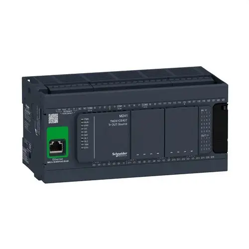 Controllore M241 40 ES Transistor PNP Ethernet con riferimento TM241CE40T del marchio SCHNEIDER ELECTRIC