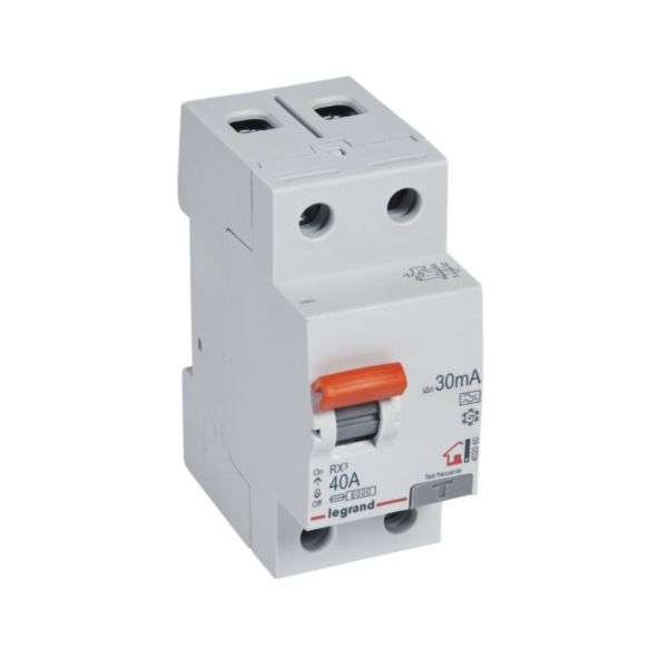 Differenziale RX³ - 2P - 230V~ - 30mA - 40A - Tipo A con riferimento 402060 del marchio LEGRAND