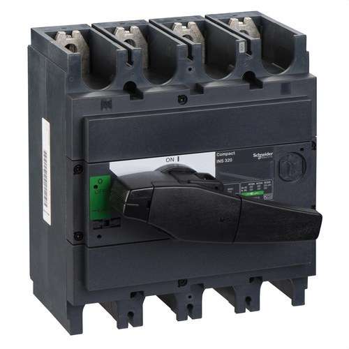 Interruttore sezionatore Interpact INS320 4P 320A con riferimento 31109 del marchio SCHNEIDER ELECTRIC