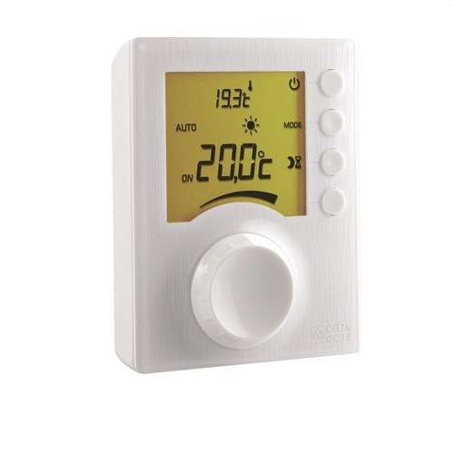 Termostato ambiente cablato per caldaia/pompa di calore non reversibile TYBOX 31 con riferimento 6053001 del marchio DELTA DORE