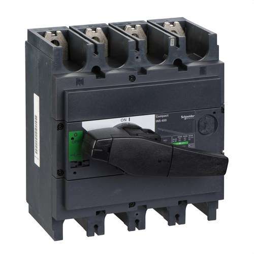 Interruttore sezionatore Interpact INS400 4P 400A con riferimento 31111 del marchio SCHNEIDER ELECTRIC