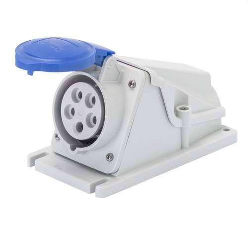 Base fissa di superficie a 90º. IP44 2P+T 32A 230V con riferimento GW62488 del marchio GEWISS