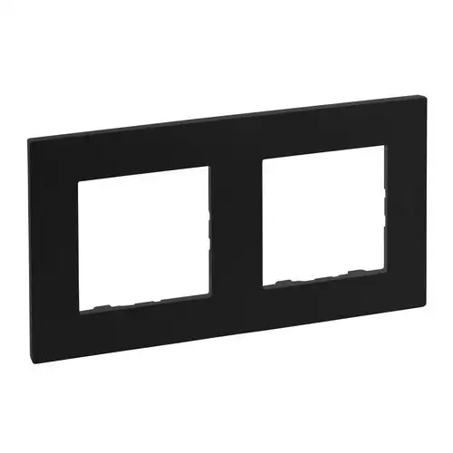 Cornice decorativa a 2 elementi nero opaco Niloé Step con riferimento 864572 del marchio LEGRAND