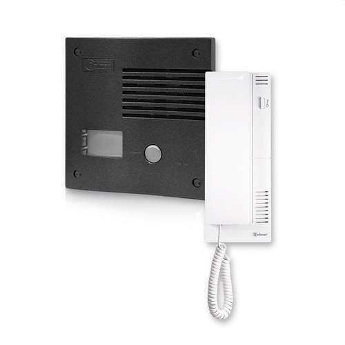 Kit citofono per 1 abitazione K-201 grafite con riferimento 11242014B del marchio GOLMAR