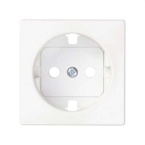 Copertura con dispositivo di sicurezza per base di presa schuko bianco opaco Simon 82 Concept con riferimento 8200041-090 del marchio SIMON