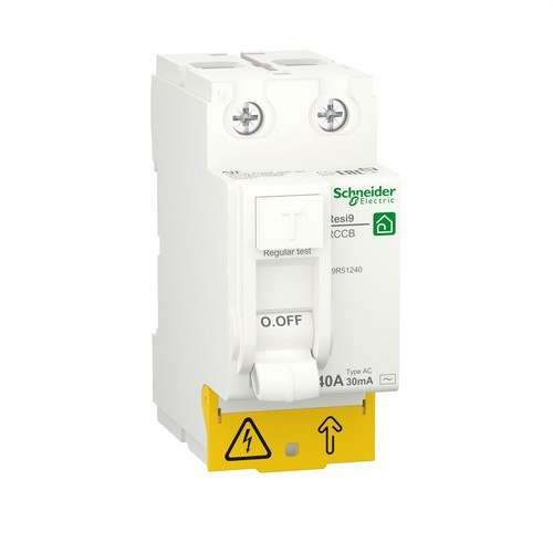 Differenziale RESI9 2P 40A 30mA Classe AC con riferimento R9R51240 del marchio SCHNEIDER ELECTRIC