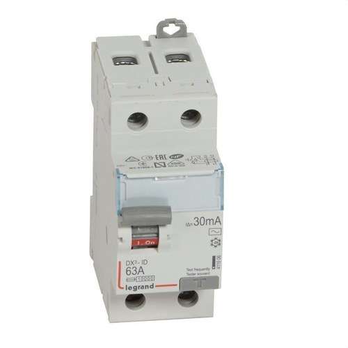 Differenziale DX3 2P 63A 30mA Classe AC con riferimento 411506 del marchio LEGRAND