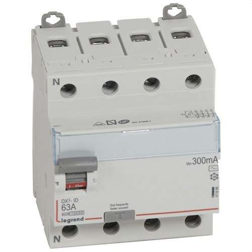 Differenziale DX3 4P 63A 300mA Classe AC con riferimento 411666 del marchio LEGRAND