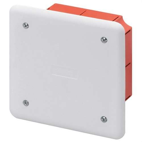 Scatola di derivazione e connessione da incasso 92x92x45mm con riferimento GW48001 del marchio GEWISS