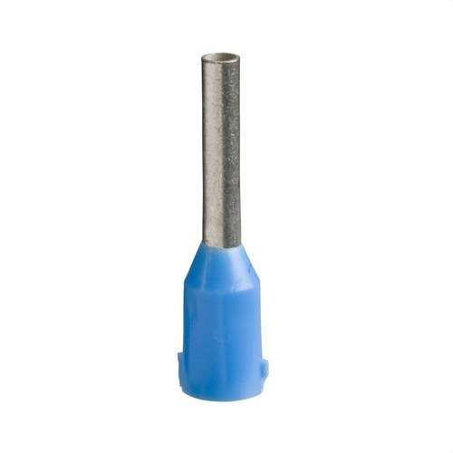 Terminale di cavo isolato senza isolamento 0,75mm2 blu con riferimento DZ5CE007 del marchio SCHNEIDER ELECTRIC