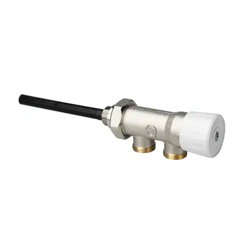 Valvola per radiatore monotubo regolabile semplice 1/2" con riferimento 1816 del marchio ORKLI